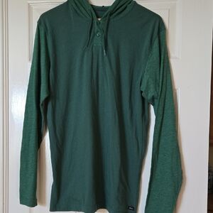 RVCA Forest Green Hoodie Shirt